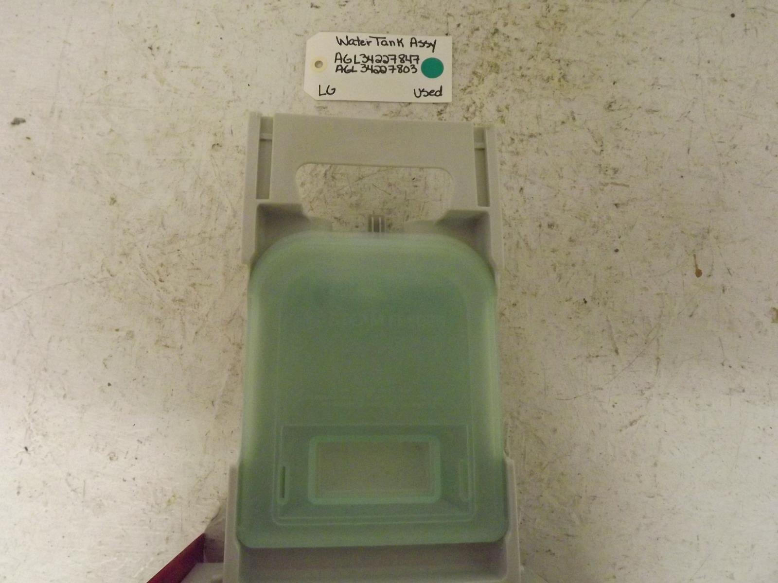 LG Dryer AGL34227847 AGL34227803 Water Tank Assy Used LG Dryer AGL34227847 AGL34227803 Water Tank Assy Used